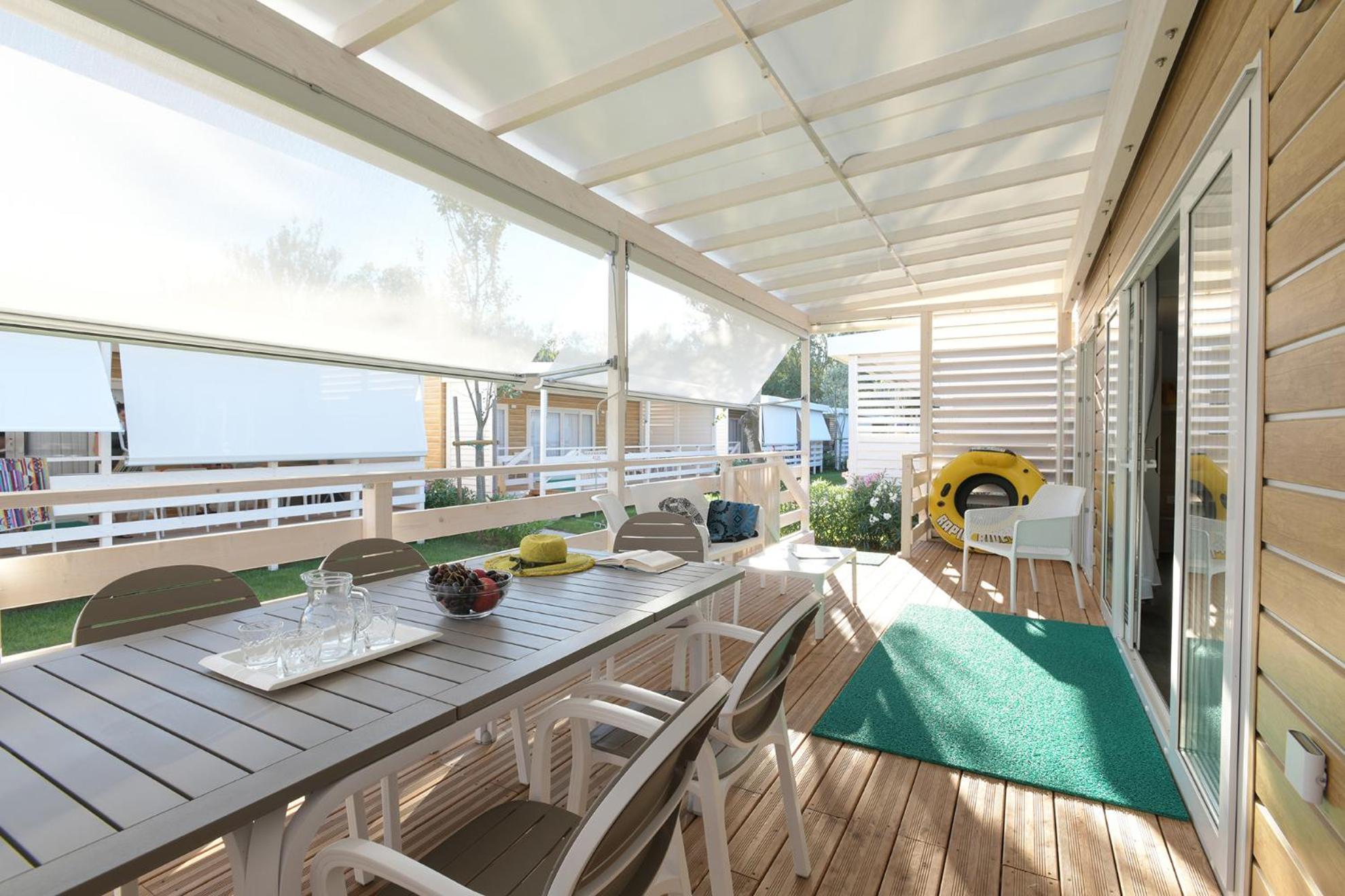 Isamar Holiday Village Ca Lino Buitenkant foto A 3D rendering of a balcony